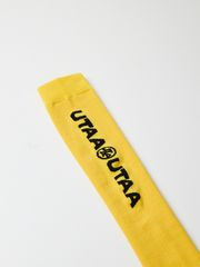 UTAA Double Logo Knee Socks : Yellow