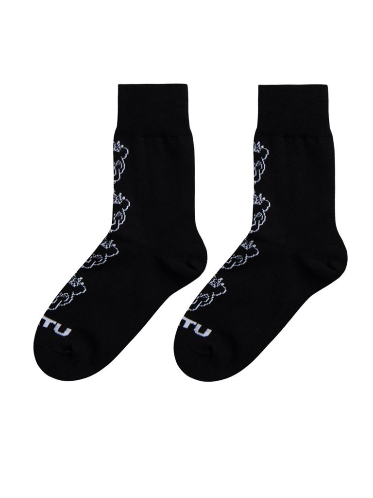 UTAA Crown Panther Socks : Black
