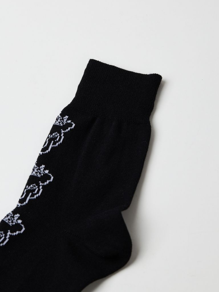 UTAA Crown Panther Socks : Black
