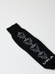 UTAA Crown Panther Socks : Black