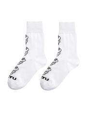 UTAA Crown Panther Socks : White