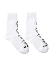 UTAA Crown Panther Socks : White