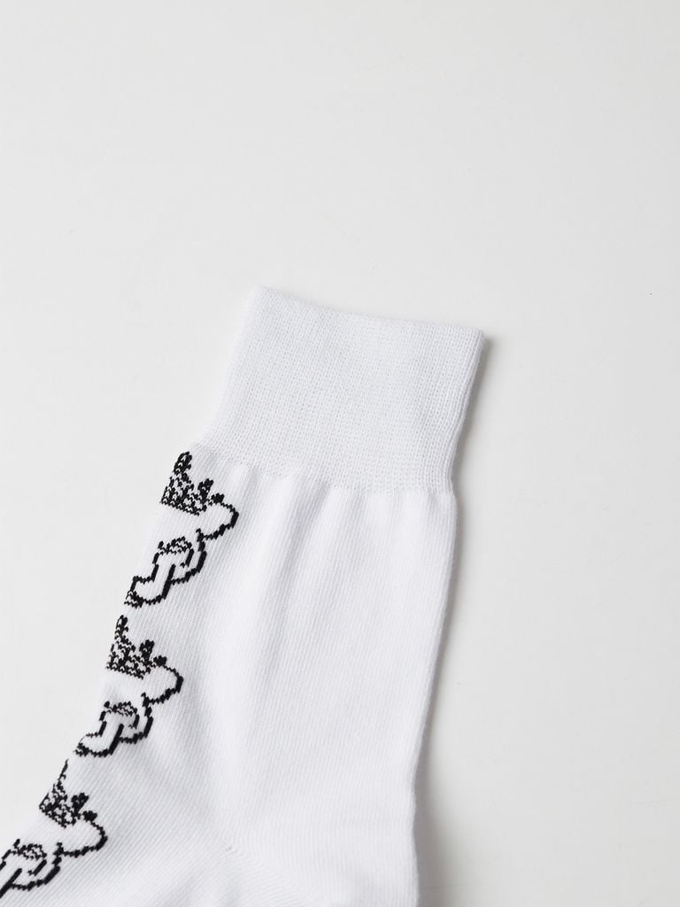 UTAA Crown Panther Socks : White