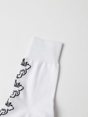 UTAA Crown Panther Socks : White