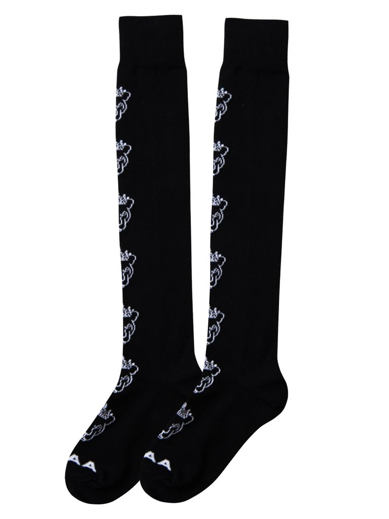 UTAA Crown Panther Knee Socks : Black