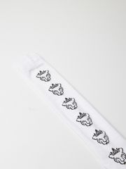 UTAA Crown Panther Knee Socks : White