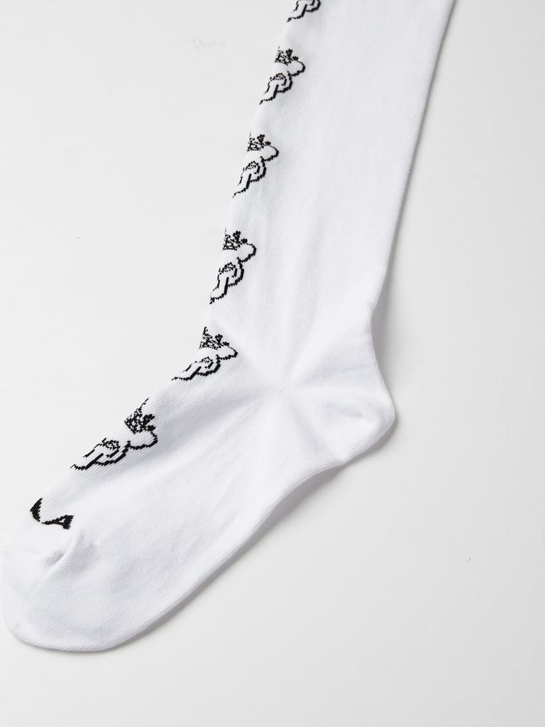 UTAA Crown Panther Knee Socks : White