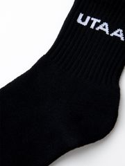 UTAA Simple Logo Socks : Women's Black