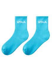 UTAA Simple Logo Socks : Women's Mint