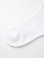 UTAA Simple Logo Socks : Women's White