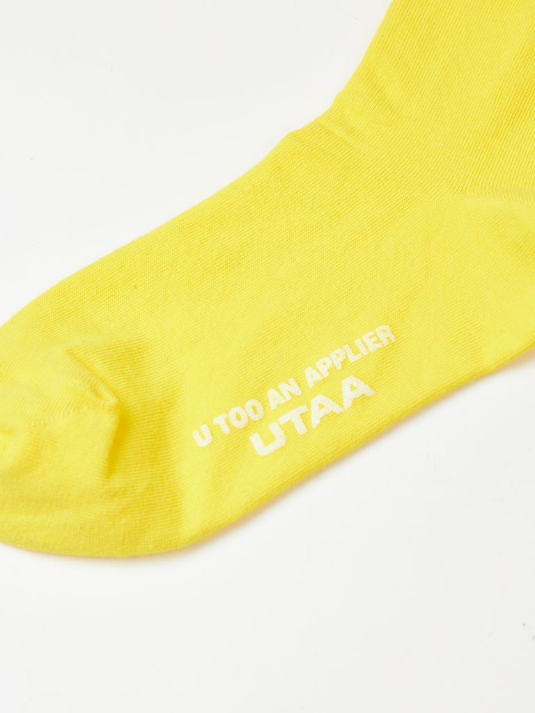 UTAA Passenger Logo Knee Socks : Yellow