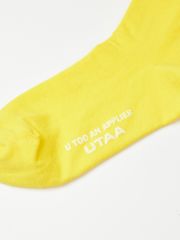 UTAA Passenger Logo Knee Socks : Yellow
