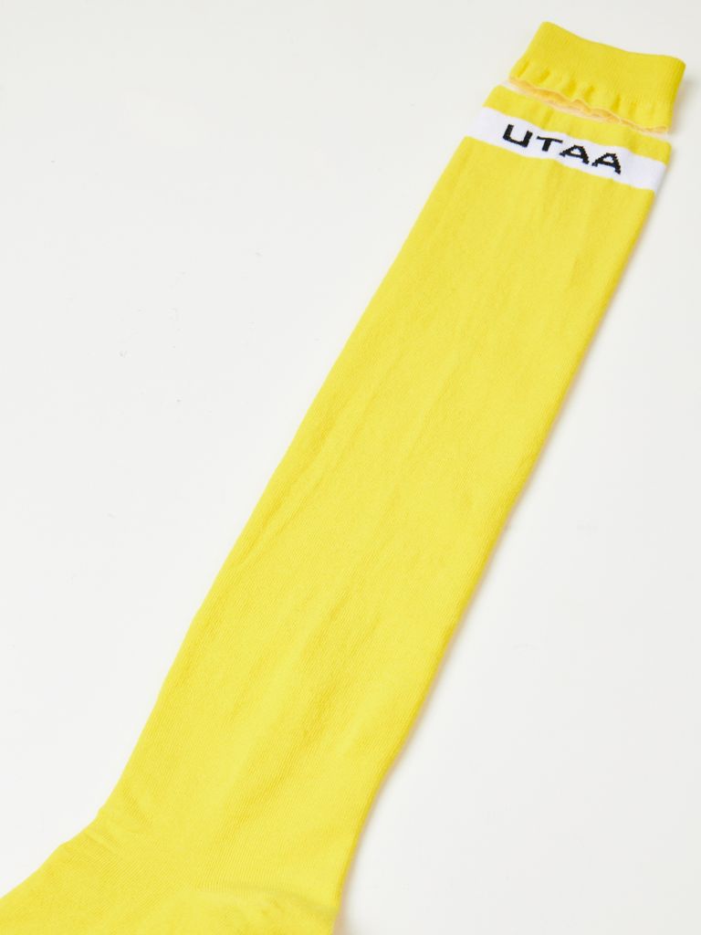 UTAA Passenger Logo Knee Socks : Yellow