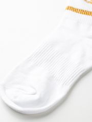 UTAA Crown Panther Glossy Socks : Women's White