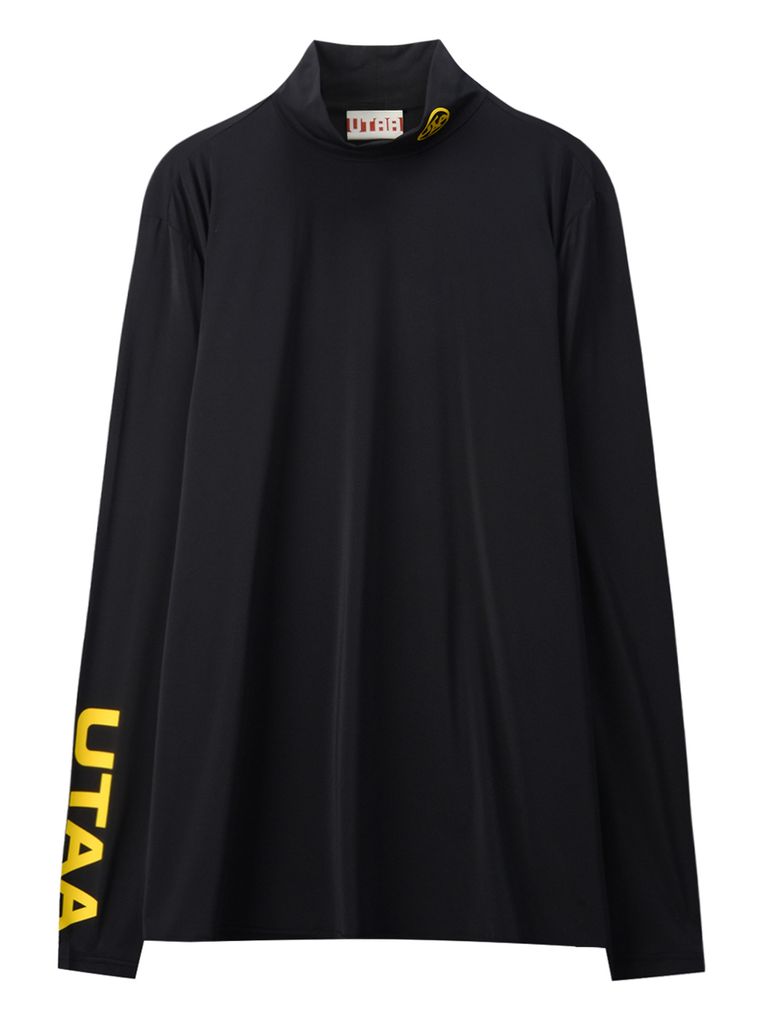 UTAA Logo Turtleneck Sleeve Sweat Suit : Women's Black