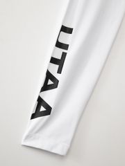 UTAA Logo Turtleneck Sleeve Sweat Suit : Women's White