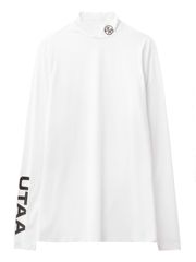 UTAA Logo Turtleneck Sleeve Sweat Suit : Women's White