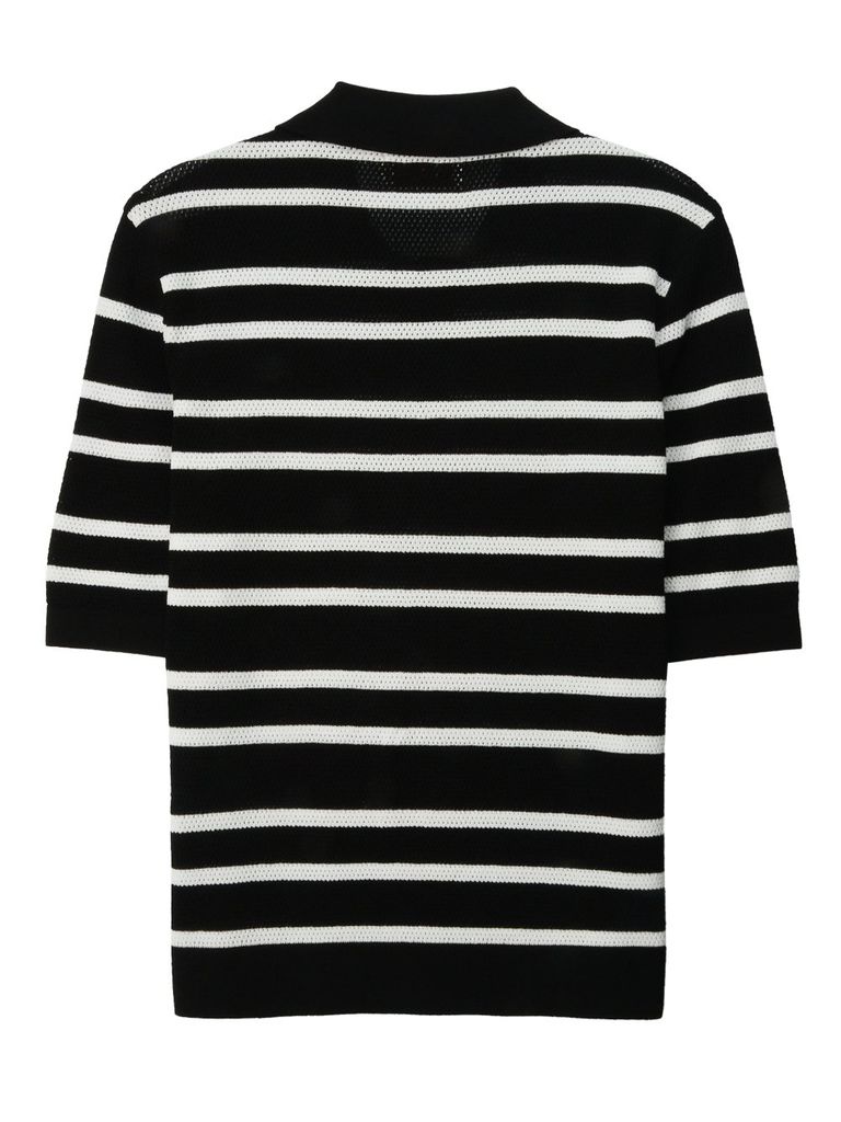 UTAA Putt Stripe Knit PK T-Shirts : Women's Black