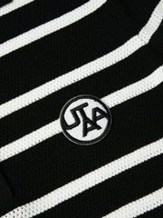 UTAA Putt Stripe Knit PK T-Shirts : Women's Black