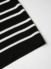 UTAA Putt Stripe Knit PK T-Shirts : Women's Black