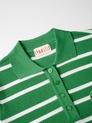 UTAA Putt Stripe Knit PK T-Shirts : Women's Green