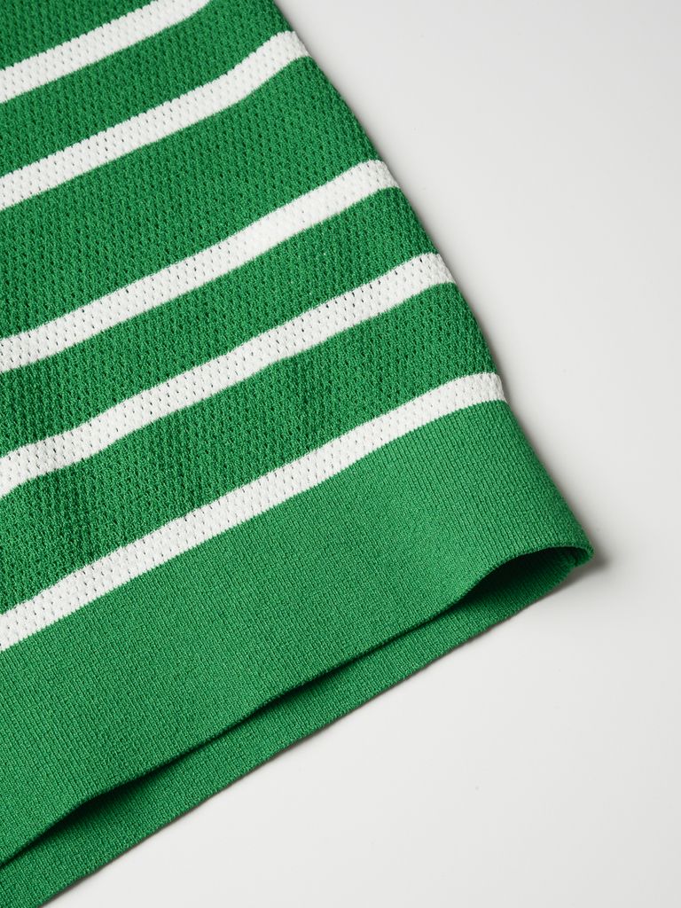UTAA Putt Stripe Knit PK T-Shirts : Women's Green