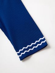 UTAA Pixel Ribbon Wave Pullover : Women's Blue