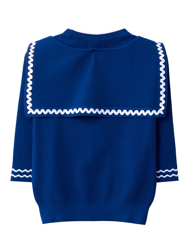 UTAA Pixel Ribbon Wave Pullover : Women's Blue
