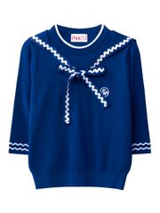 UTAA Pixel Ribbon Wave Pullover : Women's Blue