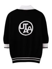 UTAA Logo Openneck Knit Pullover : Women's Black