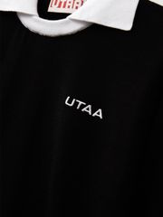 UTAA Logo Openneck Knit Pullover : Women's Black