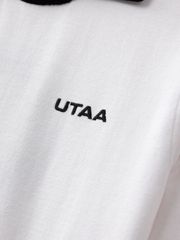 UTAA Logo Openneck Knit Pullover : Women's White