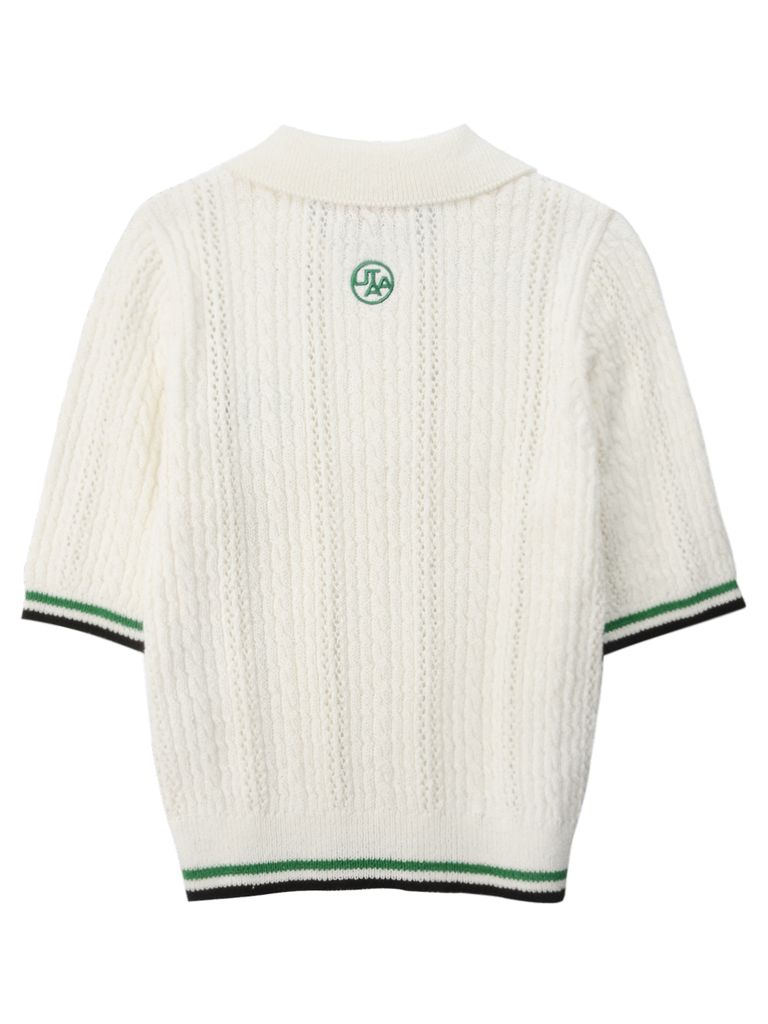 UTAA Putt Line PK Knit Sleeve : Women's White
