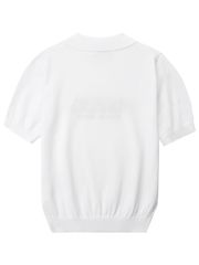 UTAA Putt Logo Knit PK T-Shirts : Men's White