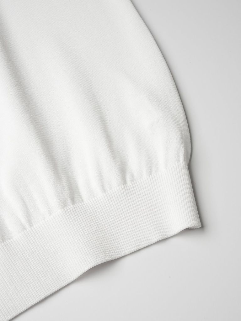 UTAA Putt Logo Knit PK T-Shirts : Men's White