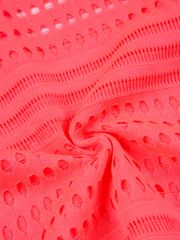 UTAA Punching Scasi Knit Vest : Women's Pink
