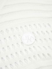 UTAA Punching Scasi Knit Vest : Women's White