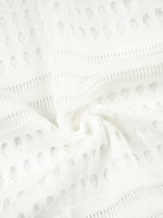 UTAA Punching Scasi Knit Vest : Women's White