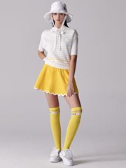 UTAA Punching Scasi Knit Vest : Women's White