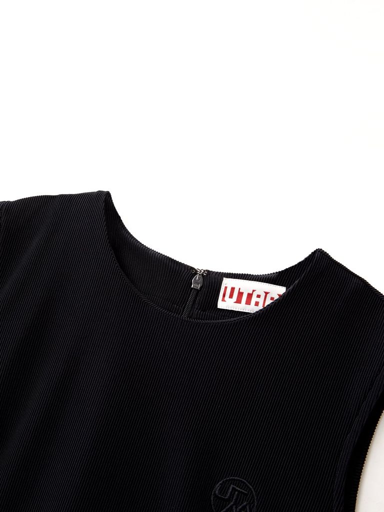 UTAA Flower Lace Sleeveless One-Piece: Women's Black