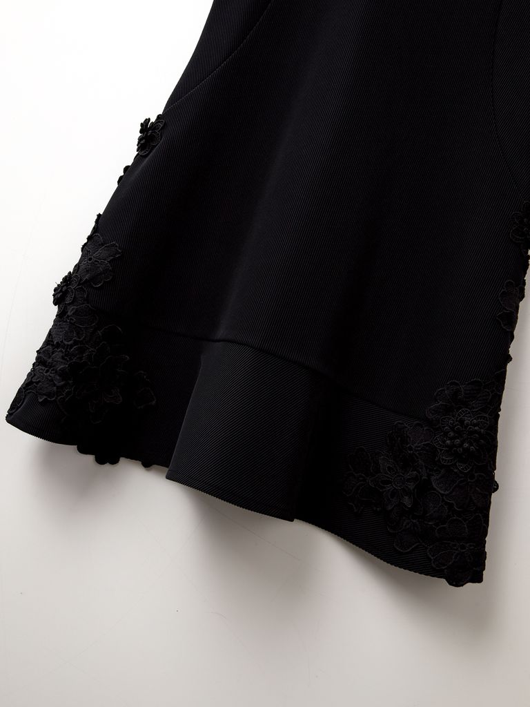 UTAA Flower Lace Sleeveless One-Piece: Women's Black