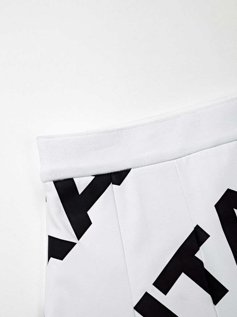 UTAA Logo Wave Flare Skirt : Women's White