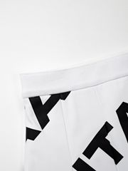 UTAA Logo Wave Flare Skirt : Women's White