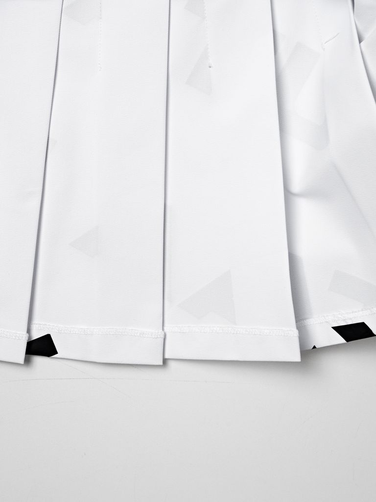 UTAA Logo Wave Flare Skirt : Women's White