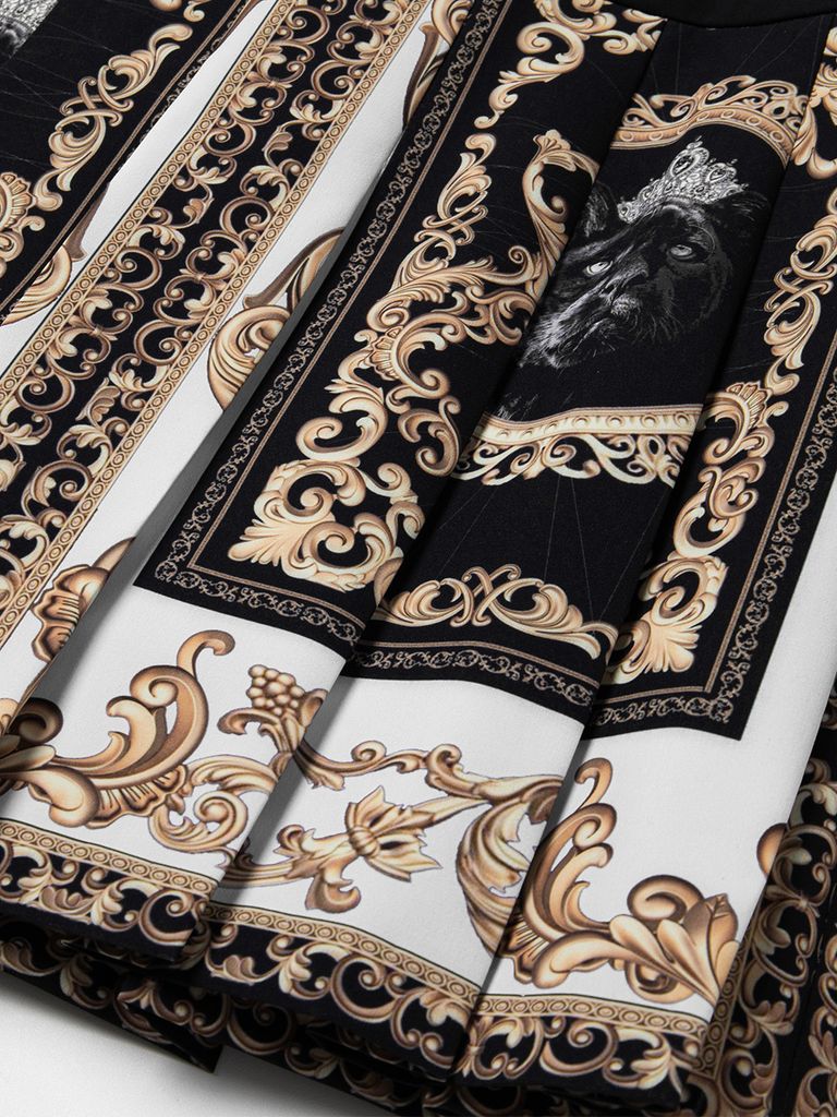 UTAA Baroque Short Skirt : White