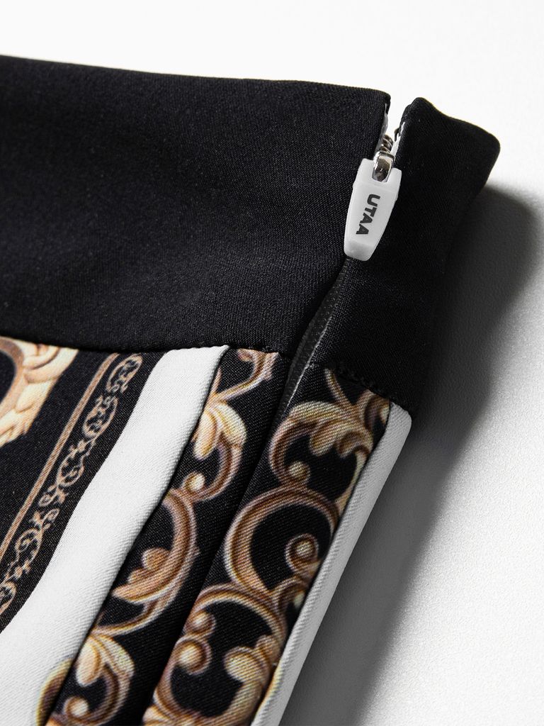 UTAA Baroque Short Skirt : White