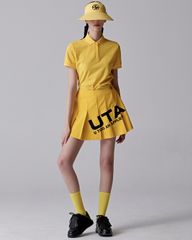 UTAA Logo Bounce Short Skirt : Women's Yellow
