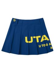 UTAA Brie Big Logo Symbol Short Skirt : Women's Blue