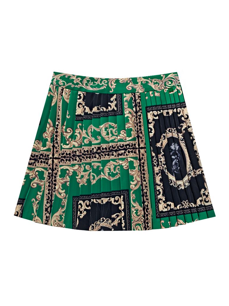UTAA Blend Buckingham Short Skirt : Women's Green