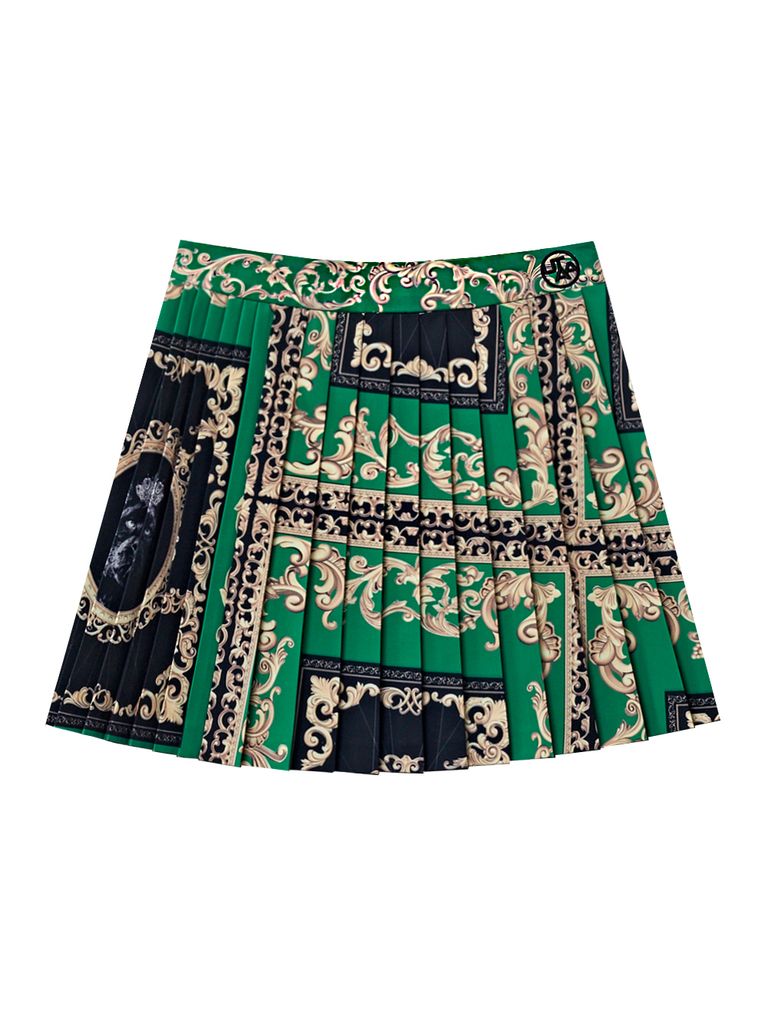 UTAA Blend Buckingham Short Skirt : Women's Green